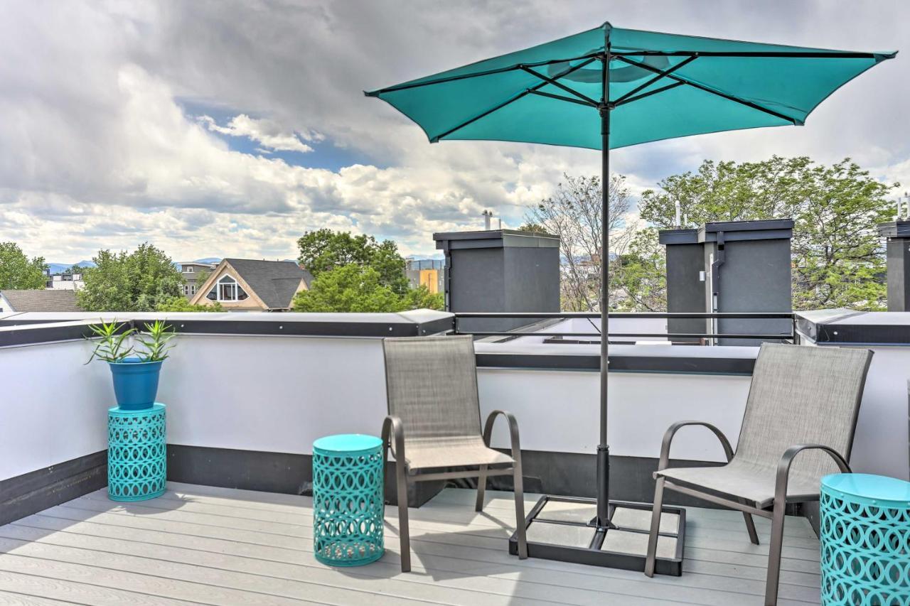 Trendy Denver Townhome - Walk To Mile High Stadium Exterior foto